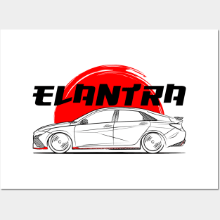 The KDM N Performance Elantra Art Posters and Art